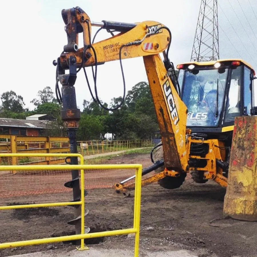 Locação de equipamentos em obra