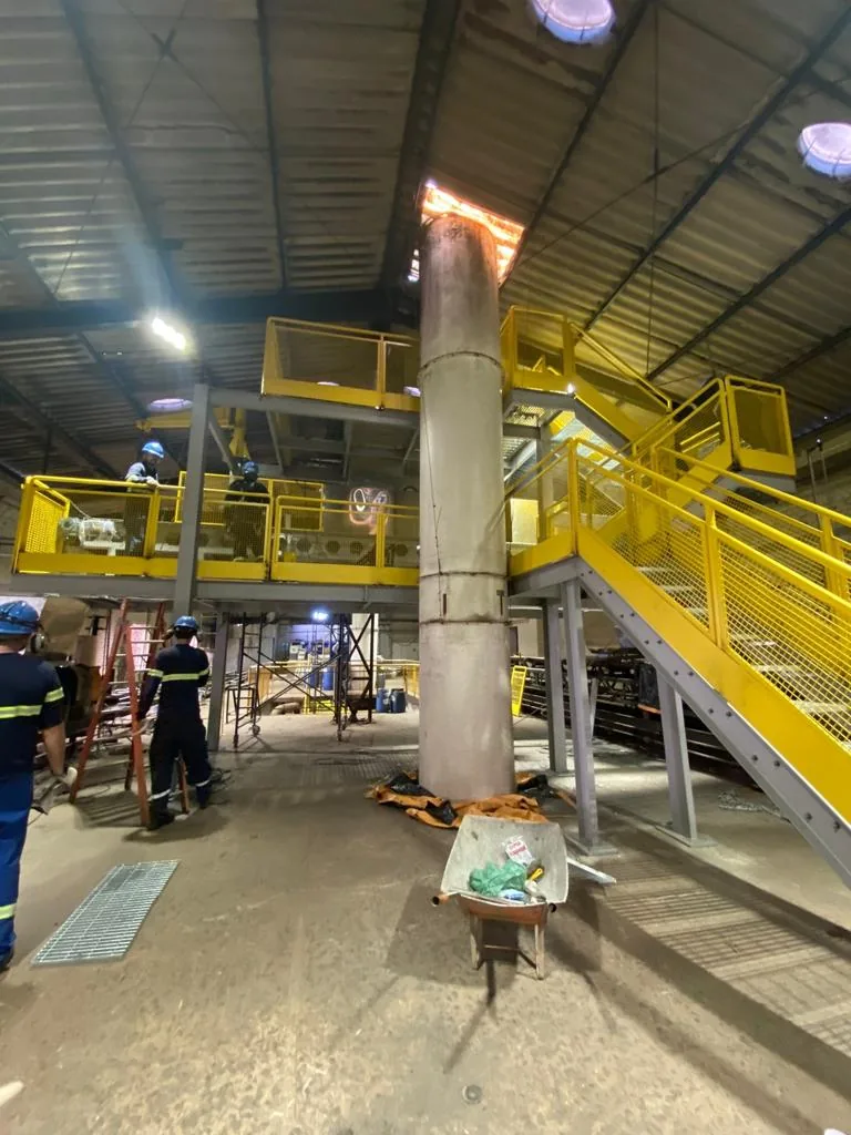 Manutenção industrial — equipamento
