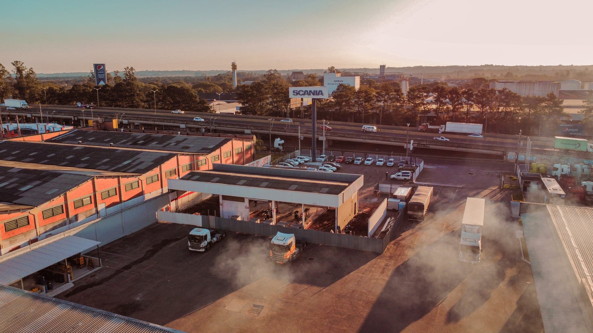 Obra industrial entregue pela LES